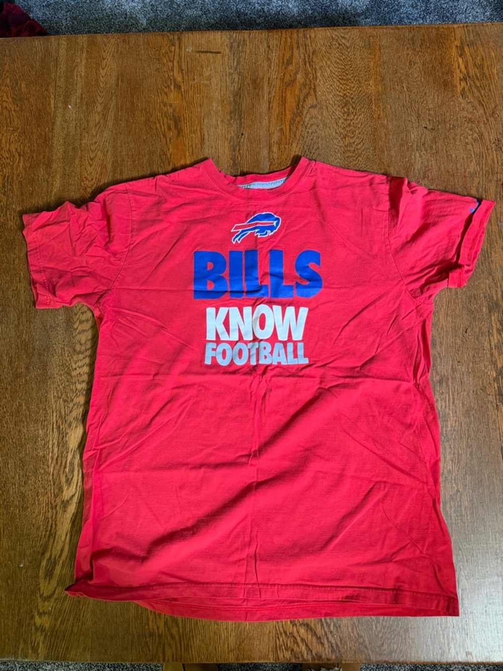 Buffalo Bills Red Graphic Tee - Know Football